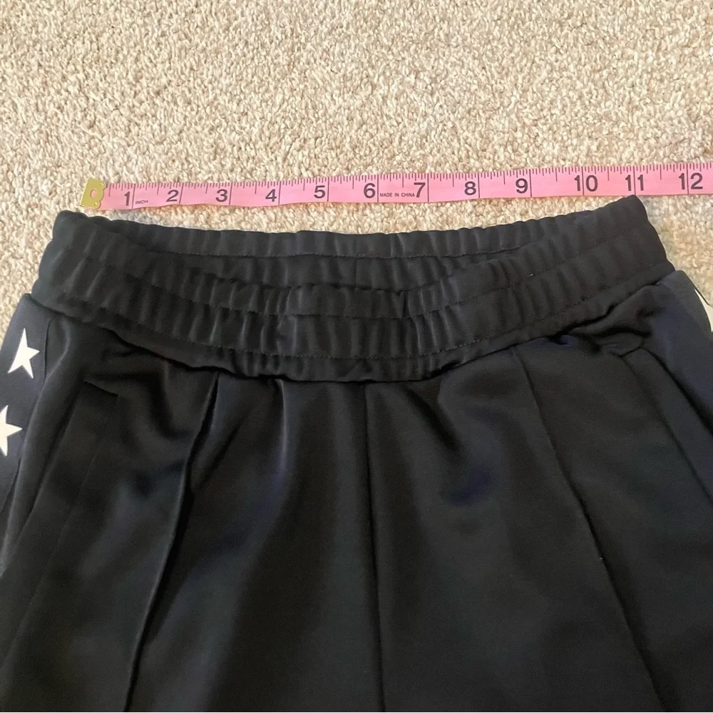 Golden‎ Goose Black Pleated Pull On Star Pants Size 10